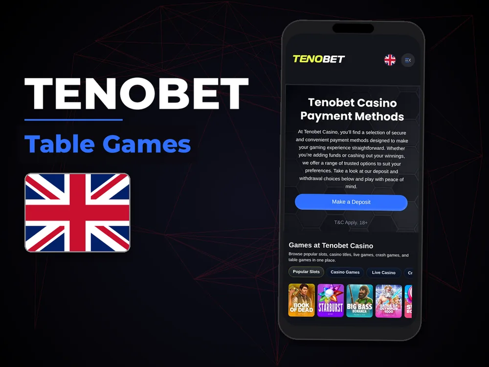 Tenobet - Table Games