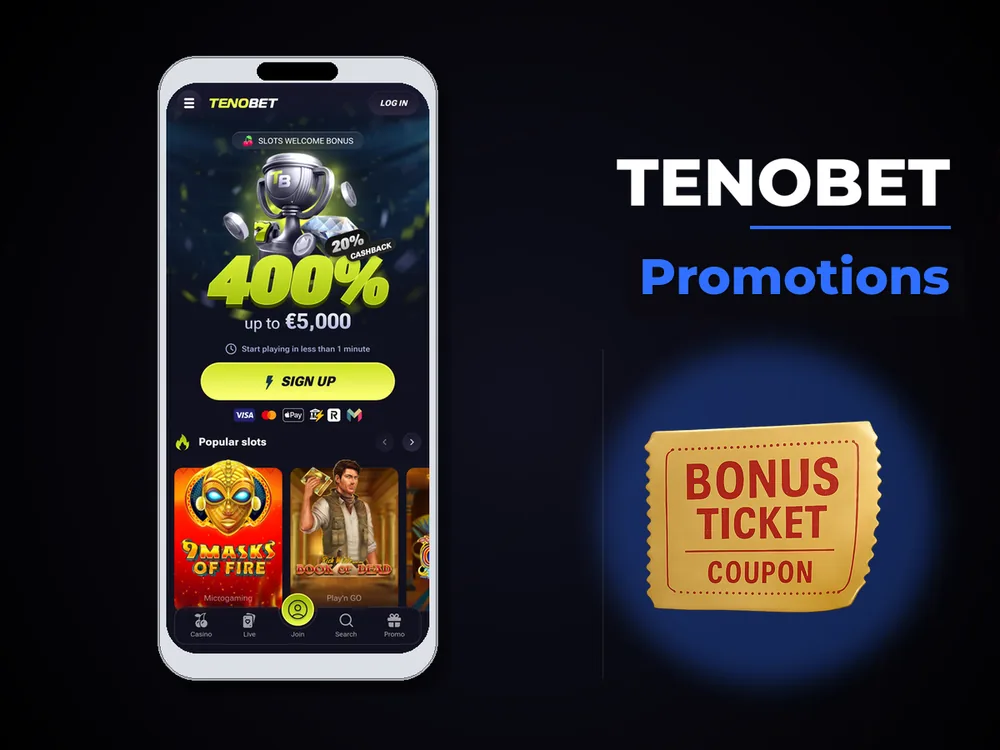 Tenobet - Promotions